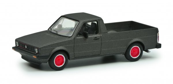 1/64 Schuco VW Caddy Pritsche anthrazit 45 203 3600