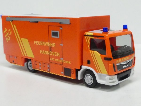 1/87 Herpa MAN TGL Fw Hannover ABC Messwagen, Interschutz 2022