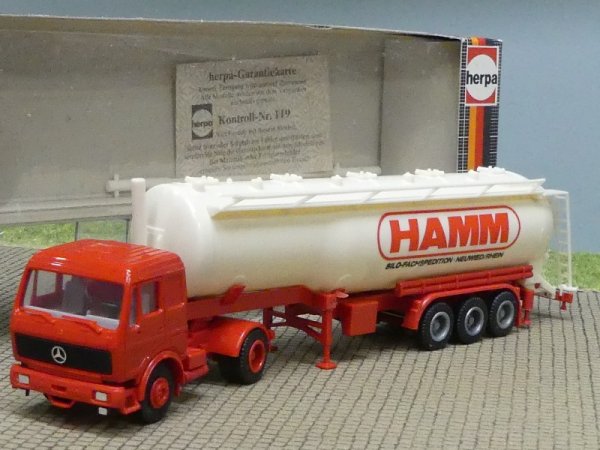 1/87 Herpa MB NG HAMM Silo-Sattelzug 811217