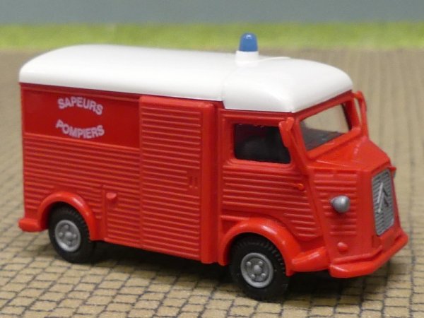 1/87 Busch Citroen HY Sapeur Pompiers Praline