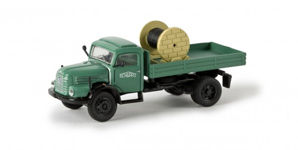 1/87 Brekina Steyr 480 Pritsche Schwarzbau mit Ladegut A 58032