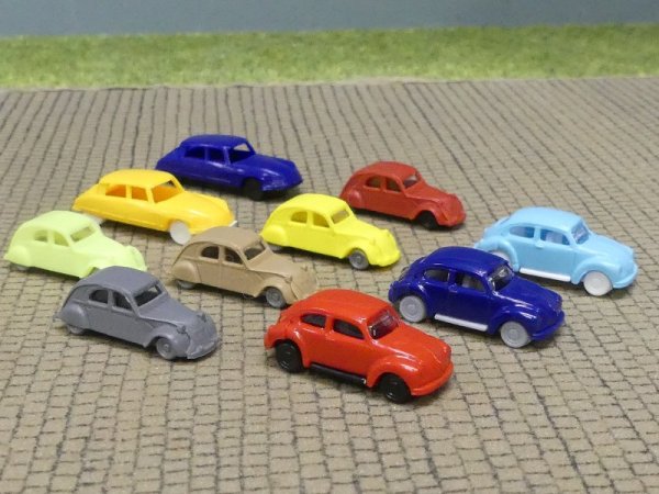 1/160 N-Spur Citroen DS/2CV/VW Käfer verschiedene Farben, N Set #7