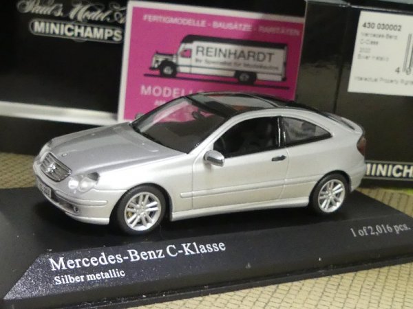 1/43 Minichamps MB C-Klasse 2000 silber 430 030002