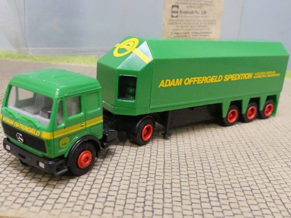 1/87 Herpa MB NG Offergeld Glastransport-Sattelzug
