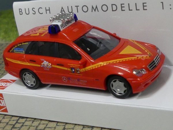 1/87 Busch MB C-Klasse Kombi Feuerwehr Florian Memmelsdorf 49170