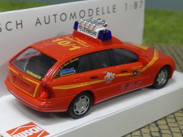 1/87 Busch MB C-Klasse Kombi Feuerwehr Florian Memmelsdorf 49170