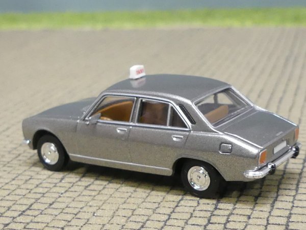 1/87 Brekina Peugeot 504 TAXI grau metallic SAI 2095.2