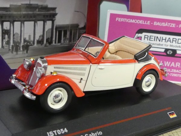 1/43 IST IFA F8 1953 Cabrio rot/creme 054