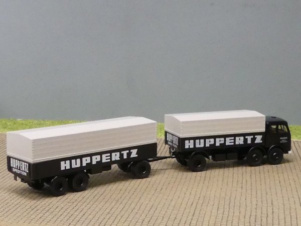 1/87 Brekina MB 333 Huppertz Köln Planen-Hängerzug
