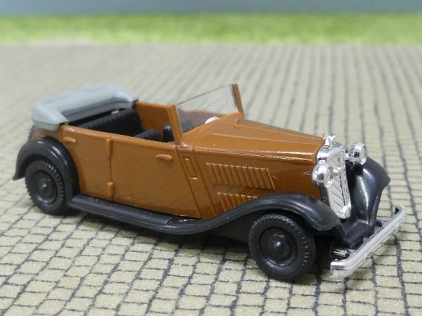 1/87 Brekina Wanderer Cabrio braun / Kotflügel schwarz #02