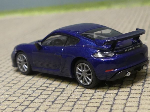 1/87 Minichamps Porsche Cayman GT4, 2019 dunkelblau metallic 870067600