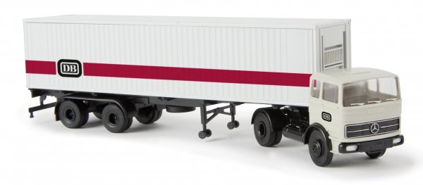 1/87 Brekina MB 1620 DB 40ft-Container Sattelzug 81042