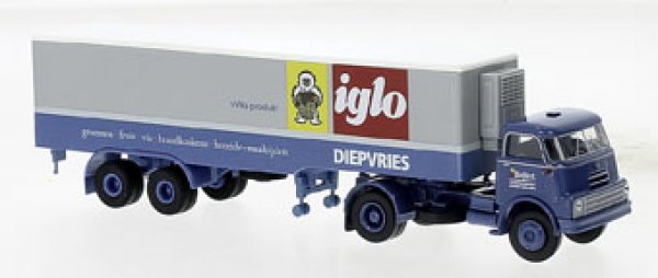 1/87 Brekina DAF Do 2000 Binfürst / Iglo Kühlkofferzug 85241