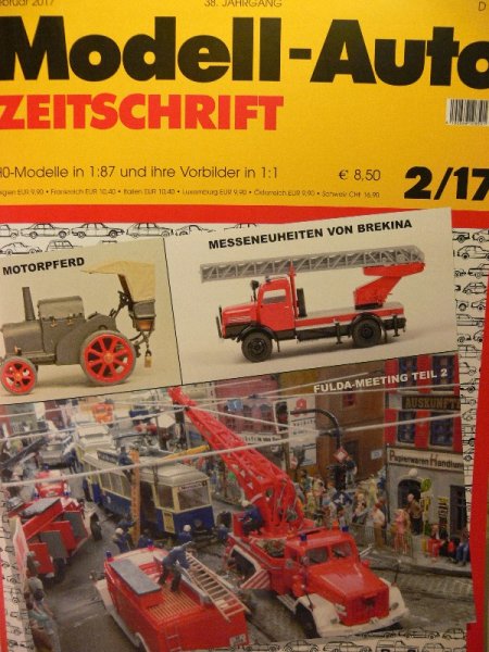 Modell Auto Zeitschrift MAZ 2017/2 Februar 2017
