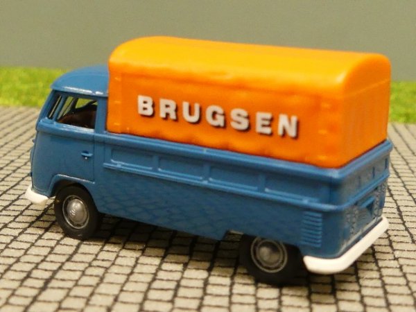 1/87 Brekina # 1418 VW T1 b Brugsen Dänemark DK Pritsche/Plane 93200