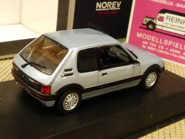 1/43 Norev Peugeot 205 GTi 1.6 topaze blue 471723