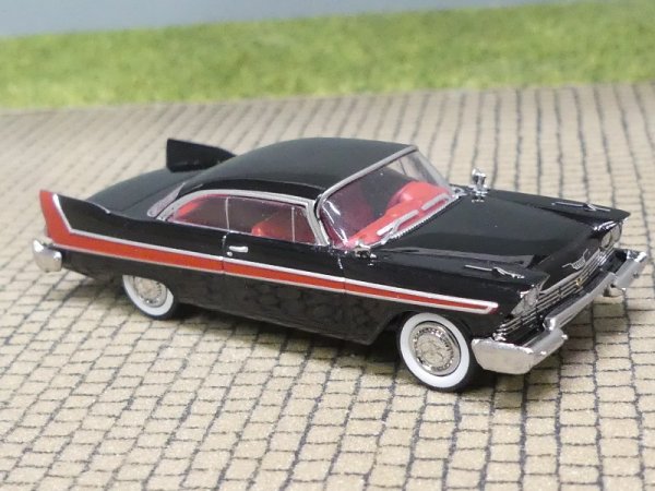 1/87 Brekina Plymouth Fury schwarz/rot19682