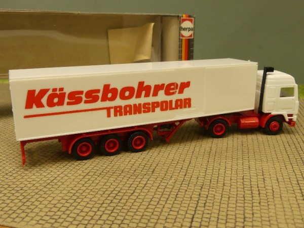 1/87 Herpa Volvo F12 Kässbohrer Transpolar Kühlkoffer Sattelzug 807232