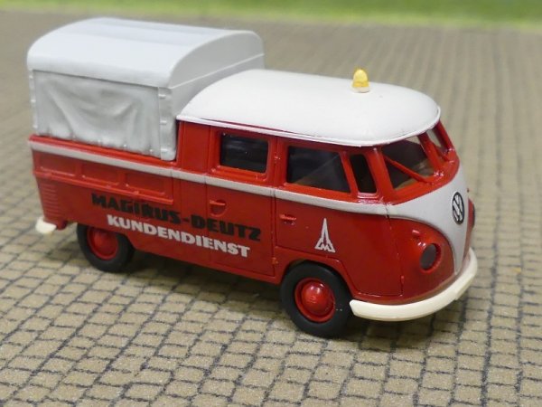1/87 Brekina # 1668 VW T1 b DoKa Magirus Deutz Kundendienst 32825