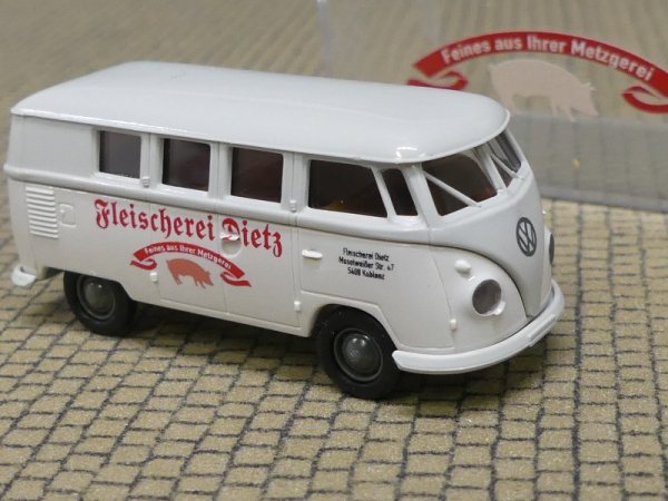 1/87 Brekina # 1693 VW T1 b Fleischerei Dietz Koblenz
