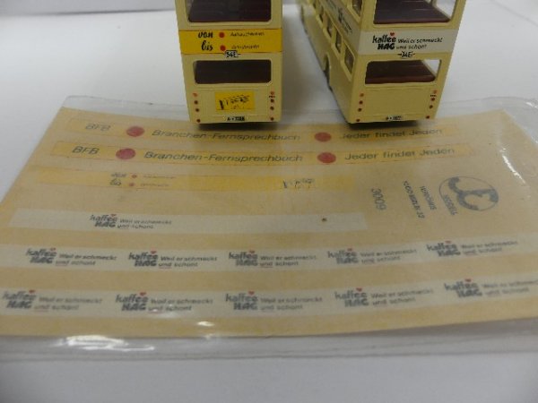 1/87 FRÖWIS DECALS BVG Kaffee HAG + BFB (für MAN SD 200) #3009