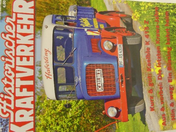 Historischer Kraftverkehr 2018 1 Februar/März