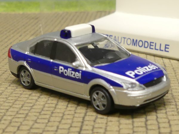 1/87 Rietze Ford Mondeo Ghia Polizei silber-blau