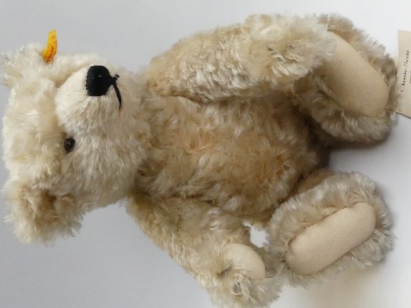 ST 107 Steiff Classic Teddybär Mohair hellblond 35 cm mit Stimme 000669