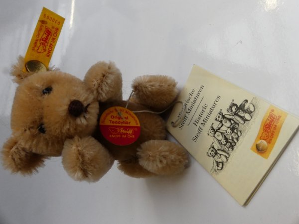 ST 54 Steiff Original Teddy 10cm honig 1984 030055