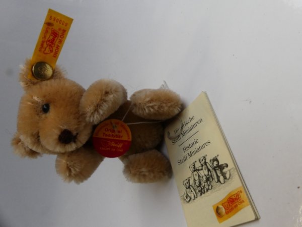 ST 54 Steiff Original Teddy 10cm honig 1984 030055