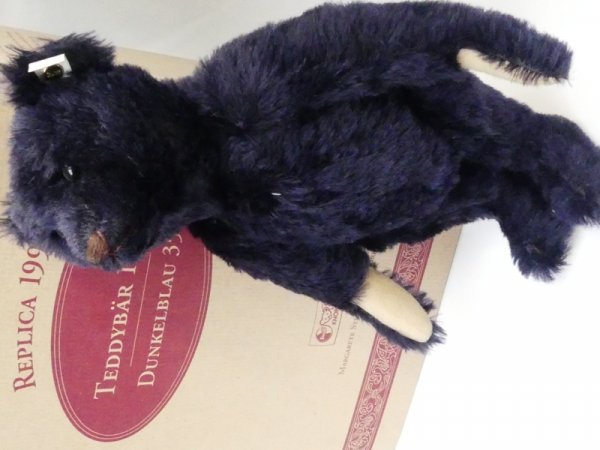 STK 35 Teddybär 1909 Replica 1998 dunkelblau 35cm 406508