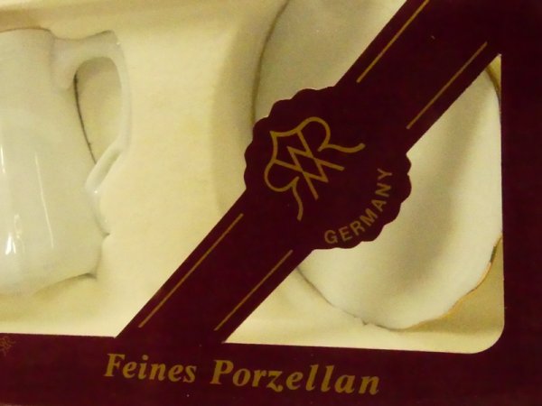 Steiff Porzellan Service in Reuter Verpackung Kaffee Service BARONESSE 99.535-0 GERMANY
