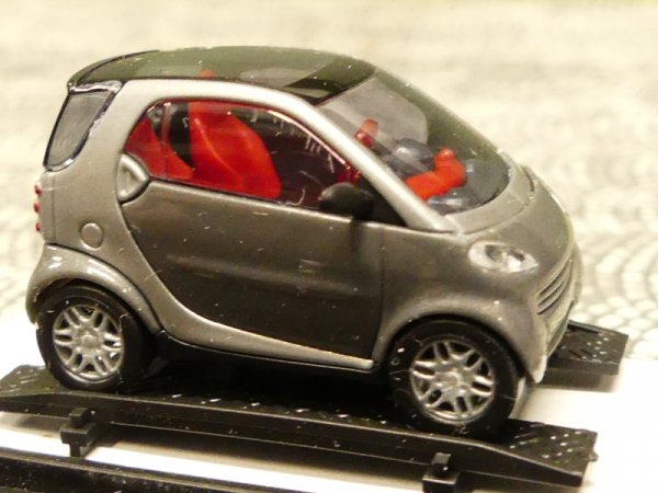 1/87 Busch Smart ForTwo grau silber 48901