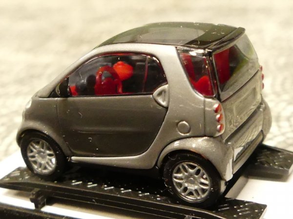 1/87 Busch Smart ForTwo grau silber 48901