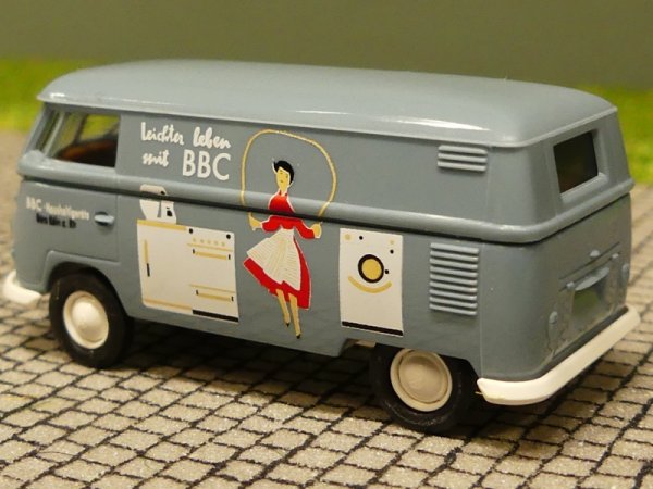 1/87 Brekina # 1134 VW T1 b Kasten BBC Sondermodell Reinhardt