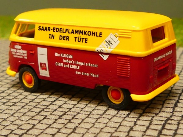 1/87 Brekina # 1149 VW T1 b Kasten Saarkohle Sondermodell Reinhardt