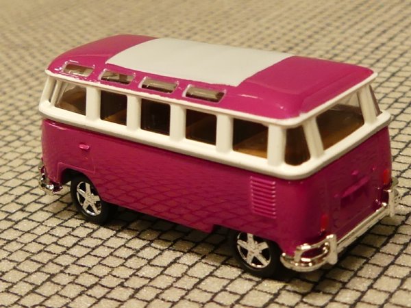 1/87 Brekina # 1851 VW T1 b Samba weiß/flieder Sondermodell Reinhardt