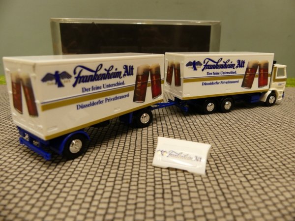 1/87 Herpa Scania 142 Frankenheim Alt Düsseldorf Koffer HZ #766