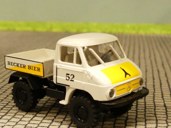 1/87 Brekina Unimog 411 Becker Bier SONDERPREIS 6.99 Sondermodell Reinhardt
