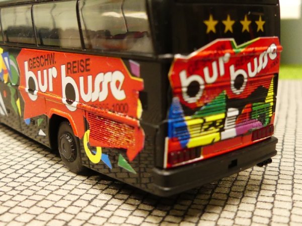 1/87 Rietze Neoplan Cityliner Bur Busse schwarz Sondermodell Reinhardt