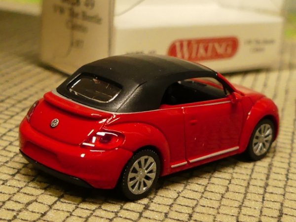 Modellspielwaren Reinhardt 1 87 Wiking Vw Beetle Cabrio Rot 0028 49
