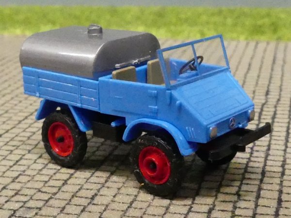 1/87 Epoche Unimog 411 Sprengwagen blau 20411