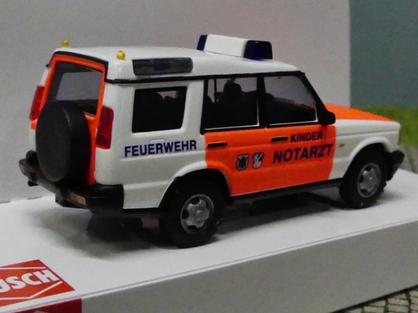 1/87 Busch Land Rover Discovery Kinder Notarzt München 51920 SONDERPREIS