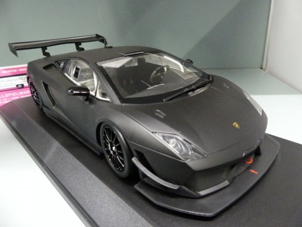 1/18 Minichamps Lamborghini Gallardo LP 600+ GT3 mattschwarz 151 111100