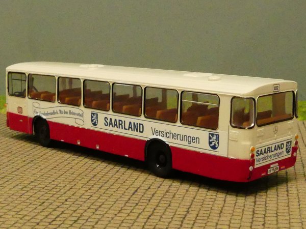 1/87 Brekina MB O 307 DB Saarland Versicherungen Linie 6332 Ziel Saarbrücken Sondermodell Reinhardt