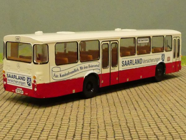 1/87 Brekina MB O 307 DB Saarland Versicherungen Linie 6332 Ziel Saarbrücken Sondermodell Reinhardt
