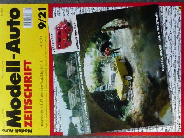 Modell Auto Zeitschrift MAZ 2021/9 September 2021