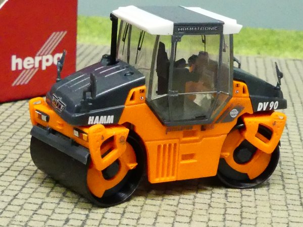 Herpa 154291 Hamm DV 90 Tandemwalze 1:87 H0 NEU in OVP 