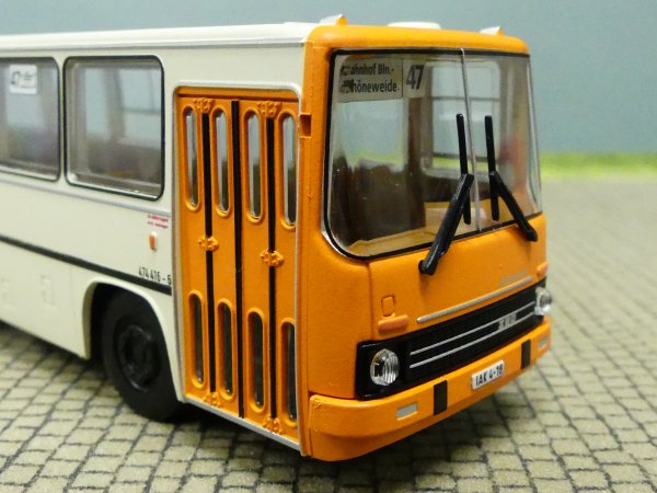 1/87 Brekina Ikarus 280 BVB Berlin (Ost) Becon Mode Linksträger 96223 Sondermodell Reinhardt
