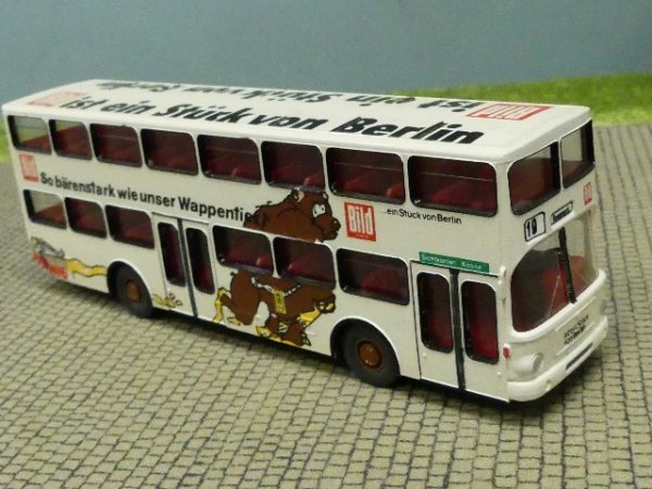 1/87 MAN SD 200 BVG - Bild bärenstark - mit Decals gefertigt